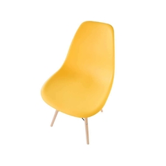 Imagen de Sillas Eames Amarillas x2