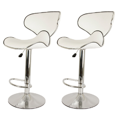 Banqueta Manhattan Blanca x2