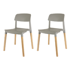 Sillas Novara Grises x2
