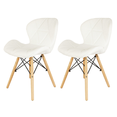 Sillas Butterfly Blancas x2