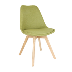 Sillas Tulip Tapizadas Lino Verdes x2 - tienda online