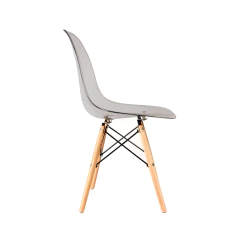 Imagen de Sillas Eames Transparentes Negras x2