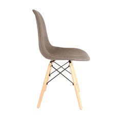 Silla Eames Tapizada Marrón x4 - tienda online