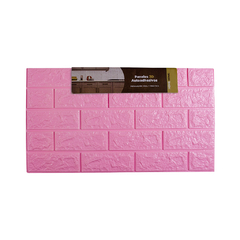 Placa Pared Autoadhesiva Rosa
