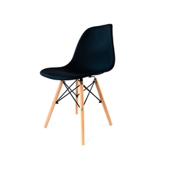Sillas Eames Negras x4 - comprar online