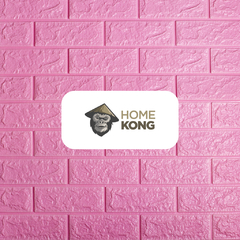 Placa Pared Autoadhesiva Rosa x10 - HOME KONG