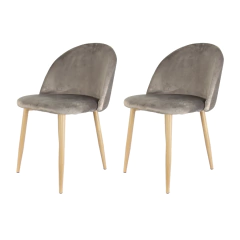 Sillas Malmo Gris x2