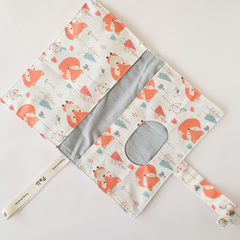 Portapañal Sarga Flow Zorrito Naranja - comprar online