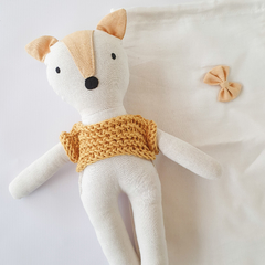 Muñeco de Tela Zorrito Amarillo - comprar online