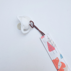 Portachupetes Sarga Flow Zorrito Naranja - tienda online