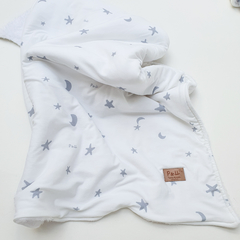 Manta de Corderito Spum Estrellas Gris - tienda online