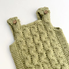 Chaleco de Lana Verde - comprar online