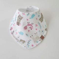 Babero Bandana Pique Osos y Amigos