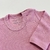 Body bebê canelado rosa - comprar online
