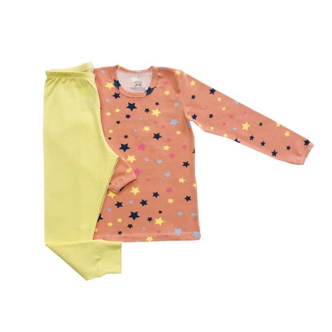 Conjunto pijama primeiros passos estrelinha