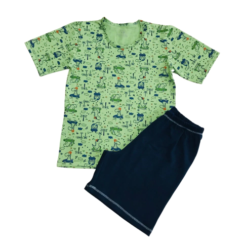 Pijama verão infantil dinossauros