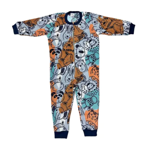 Macacão Fleece Bichos