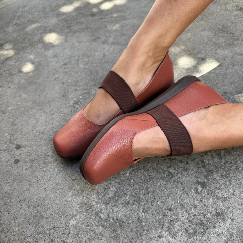 Sapatilha Confort Bruna Ferrugem - comprar online