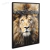Quadro Decorativo - Leão com coroa de espinhos tons clean cod0284