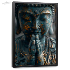 Quadro Decorativo - Buda em arte cod0412 - comprar online