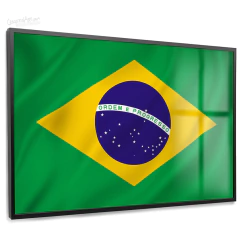 Quadro Decorativo - Bandeira do Brasil cod0442 - comprar online