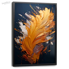 Quadro Decorativo - Abstrato pincelada efeito 3D cod0500 - comprar online