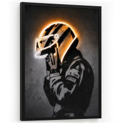 Quadro Decorativo - Capacete F1 cod0652