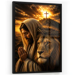 Quadro Decorativo - O Leão da Tribo de Judá cod0659