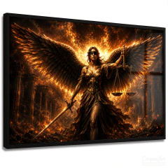 Quadro Decorativo - A Força da Justiça cod0660