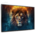 Quadro Decorativo - Leão "Fogo e Água" cod0083