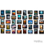 40 Mini Quadros Decorativos - Paisagens & Cidades diversos (21x15cm) cod0205 - comprar online