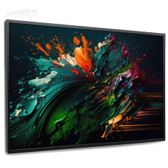 Quadro Decorativo - Abstrato Pintura Explosiva cod0156