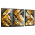 Quadros Decorativos - Conj. Abstrato Geométrico Golden cod0141