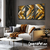 Quadros Decorativos - Conj. Abstrato Geométrico Golden cod0141 - comprar online