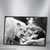 Quadro Decorativo - Casal Leões P/B cod0031 - comprar online