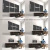 Quadros Decorativos - Conj. Disciplina, Foco e Execução preto e branco (Leão, Águia, Tigre) cod0154 - comprar online