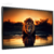 Quadro Decorativo - Leão no lago & Por do Sol cod0097