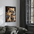 Quadro Decorativo - Leoa com 2 filhotes na vertical cod0234 - comprar online