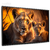 Quadro Decorativo - Leoa e Filhote cod0175