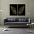 Quadros Decorativos - Conj. par de Asas Black & Gold Creapixel Art cod0060 na internet