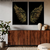 Quadros Decorativos - Conj. par de Asas Black & Gold Creapixel Art cod0060 - loja online