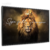 Quadro Decorativo - Leão com frase versão "Seja forte e corajoso." cod0066