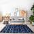 Tapete Decorativo - Abstrato Azul T001