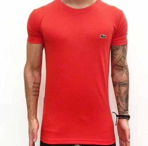 CAMISETA LACOSTE VERMELHA