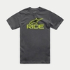 CAMISETA ALPINESTARS RIDE 4.0 CSF CHARCOAL/LIME - comprar online