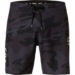 PANTALONETA SHORT FOX OVERHEAD BLACK CAMO STRECH 18"