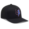 GORRA FOX EMOTION FLEXFIT NEGRO