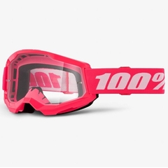 GAFAS 100% STRATA2 ROSA - LENTE TRASPARENTE