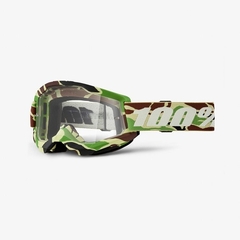 GAFAS 100% STRATA 2 WAR CAMO LENTE CLEAR