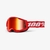 GAFAS 100% STRATA 2 ROJO LENTE ROJO ESPEJO